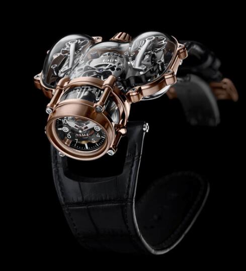 MB&F HM9 Sapphire Vision Red Gold 91.SRL.BL Replica Watch